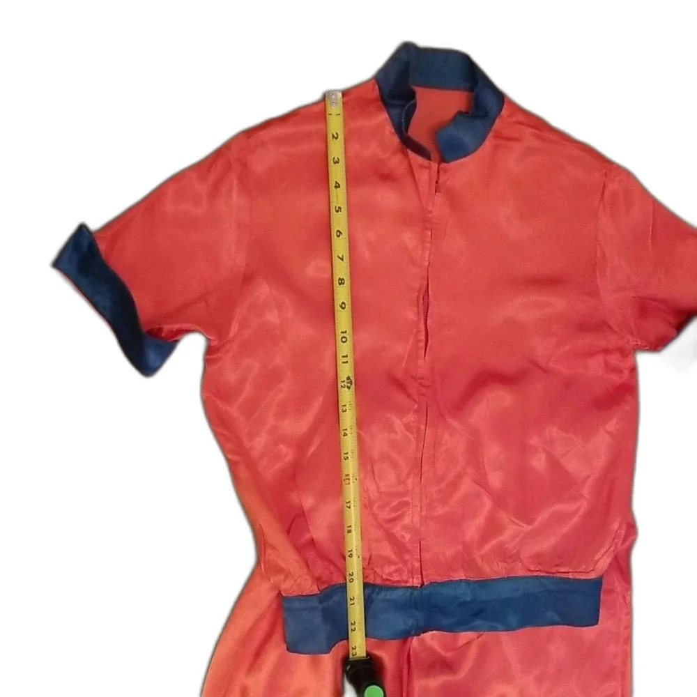 Set of 2 Vintage 1982 Handmade Orange & Purple Costume Sets Kids Pajamas Retro